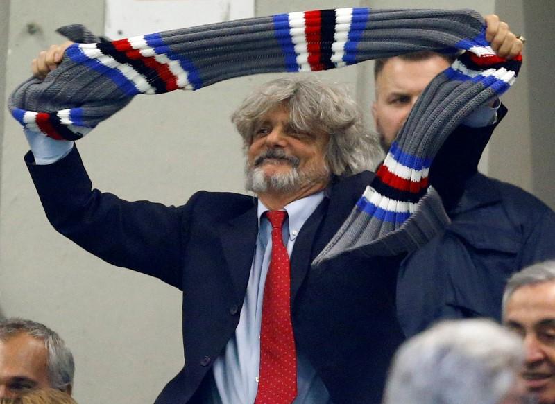 Massimo Ferrero, presidente de la Sampdoria
