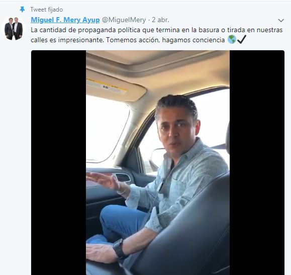 El candidato Miguel Mery le apostará a las redes sociales para su campaña.