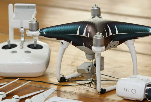 El dron fue confiscado por las autoridades de Hong Kong. 