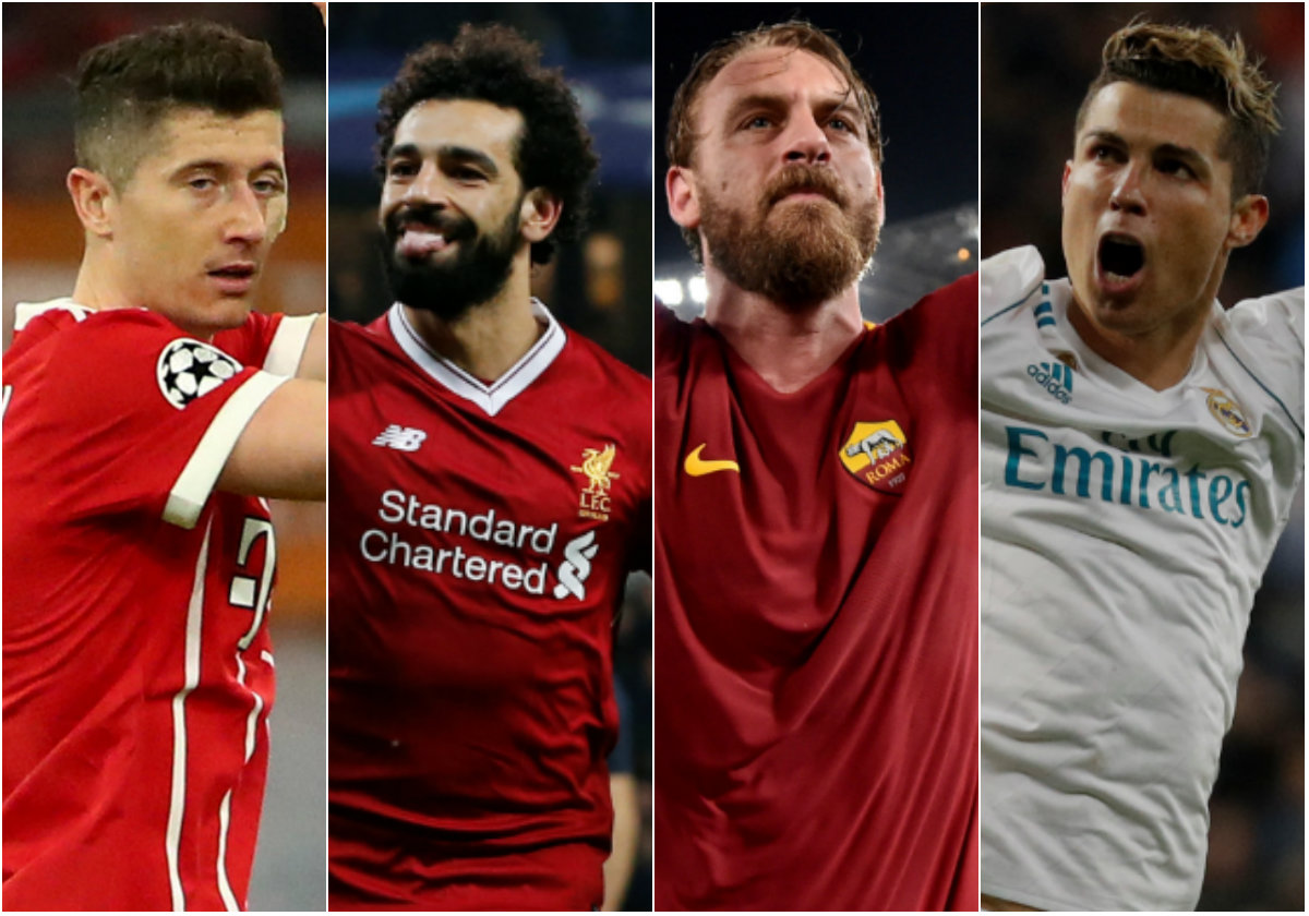 Bayern, Liverpool, Roma y Real Madrid jugarán las Semis de la Champions League 