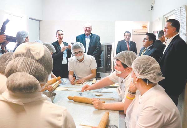 Constataron la labor de la asociación civil.