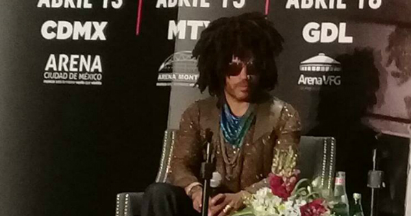 Lenny Kravitz se presentará este viernes en la Arena Ciudad de México. 