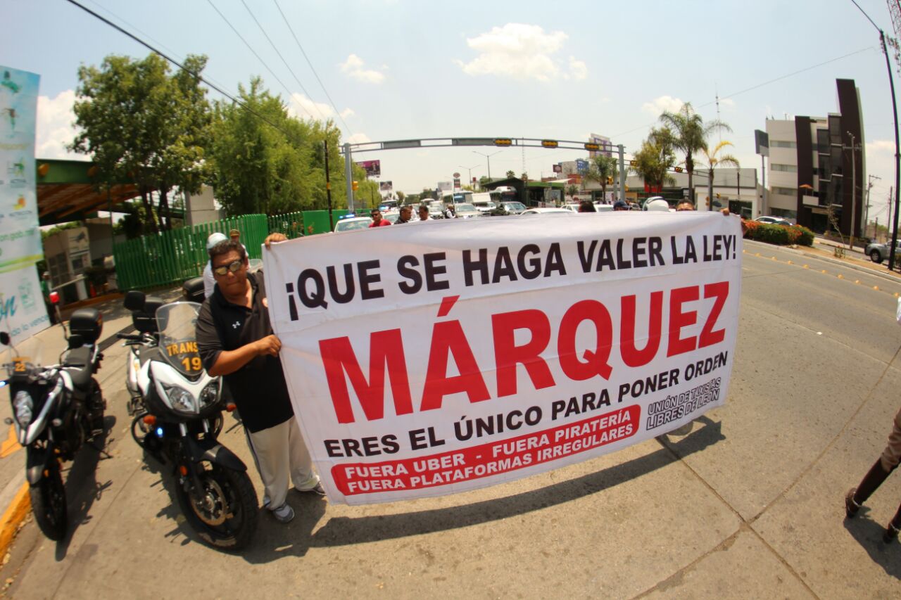 Piden a gobierno estatal quiten Uber. 