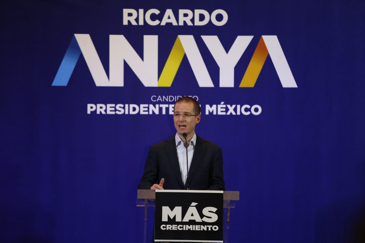 Ricardo Anaya, candidato presidencial. 