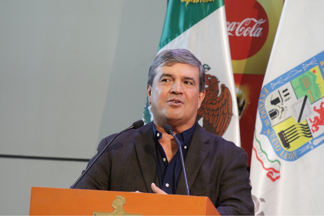 Manuel González Flores, gobernador interino de Nuevo León.