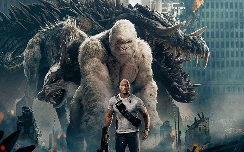 ‘Rampage’ llega hoy a las salas de cine a nivel nacional. 