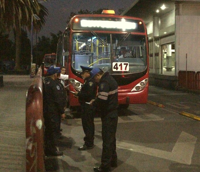 La unidad quedó bajo resguardo de la Policía.