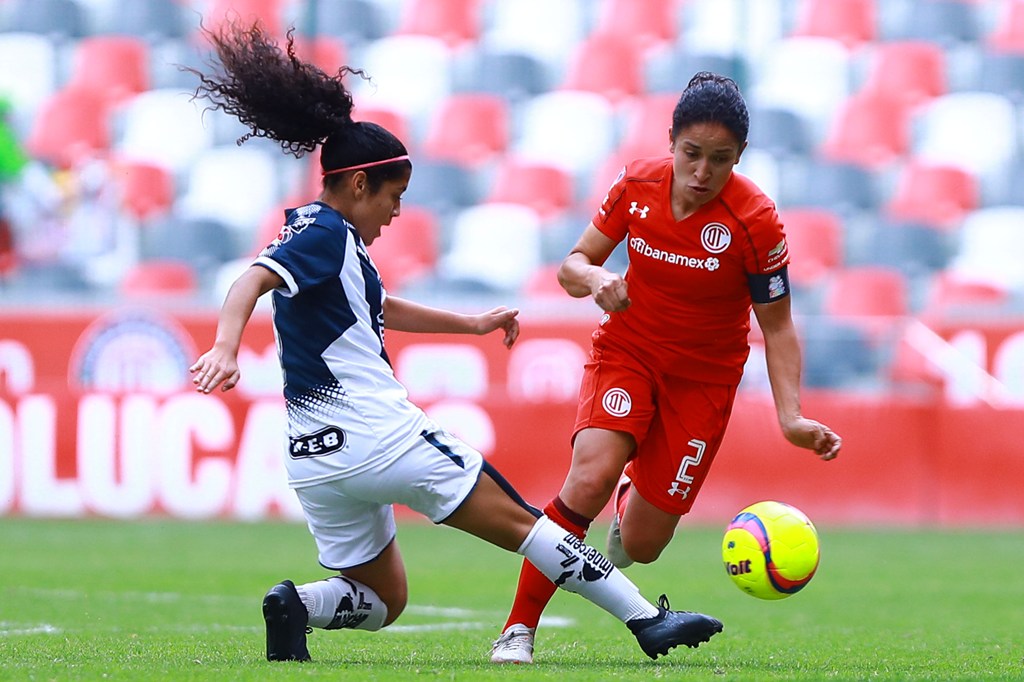 Toluca y Monterrey femenil empataron sin goles en la ida de las Semifinales 