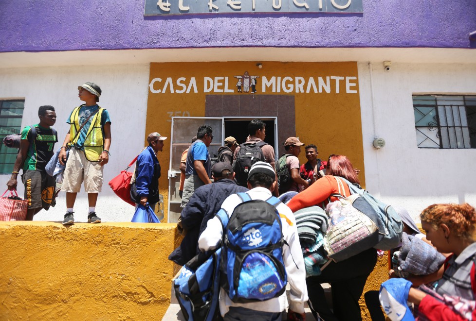 Caravana de migrantes visita Guadalajara.