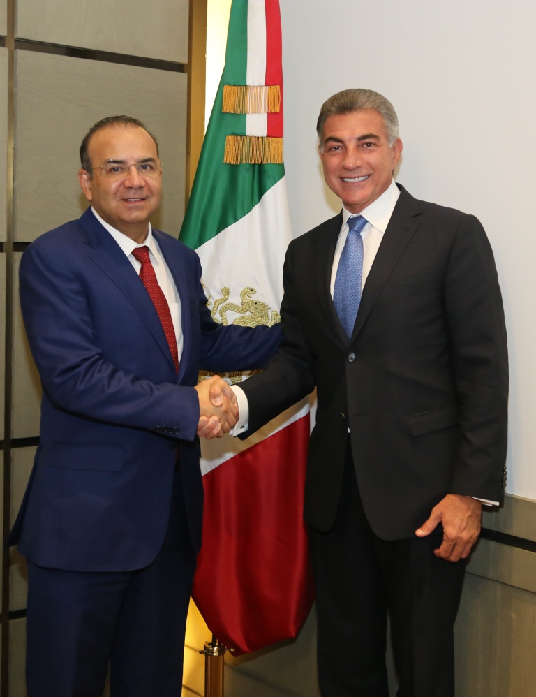 El funcionario federal reiteró el compromiso del gobierno de la República para trabajar de manera conjunta con la administración estatal