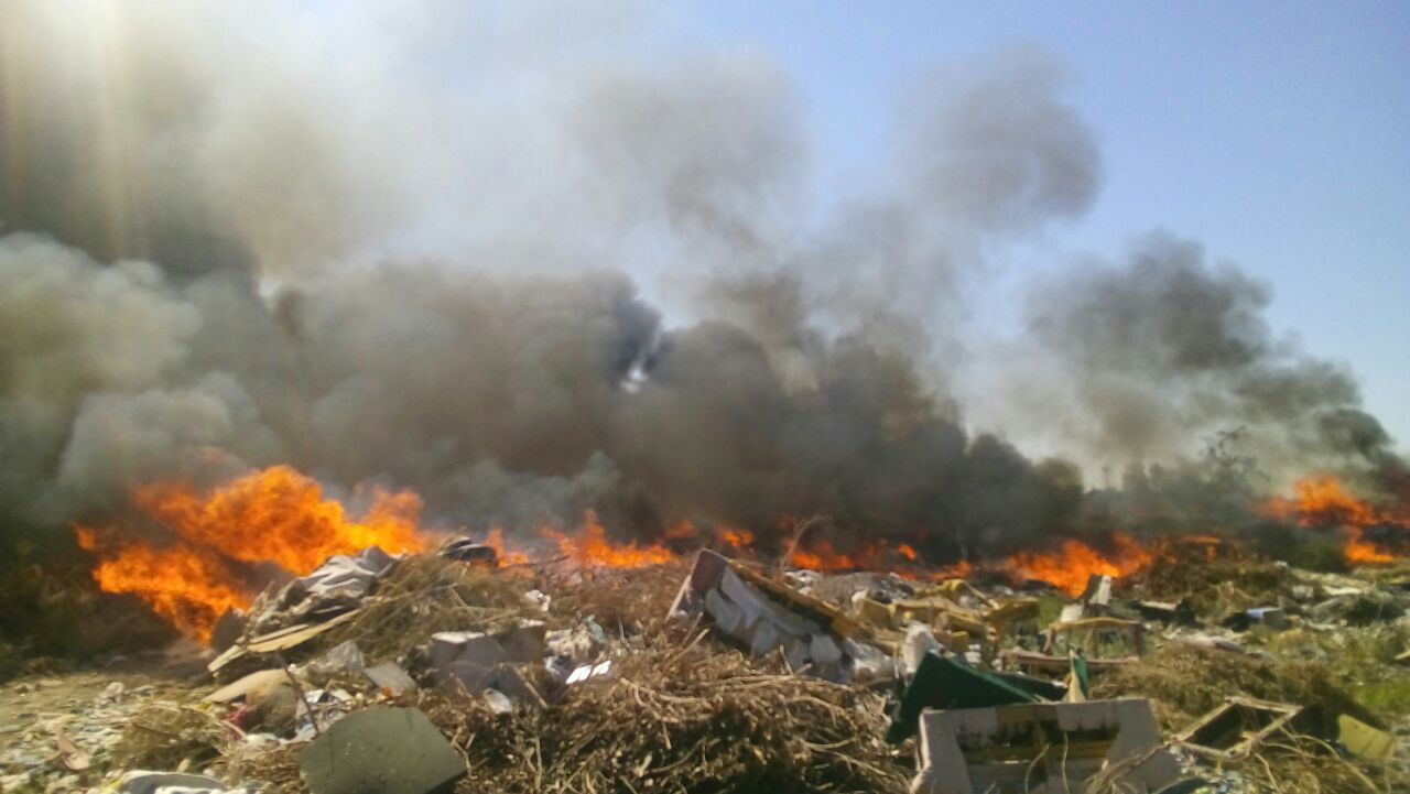 Este es el segundo incendio en la semana que se registra en el lugar.