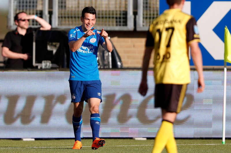 Hirving Lozano llega a 16 goles en la temporada actual