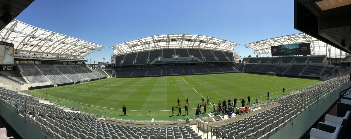 Inauguran estadio de Los Ángeles FC