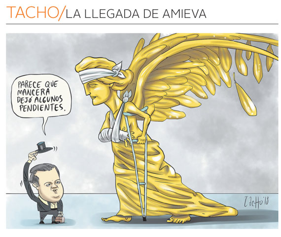 La llegada de Amieva