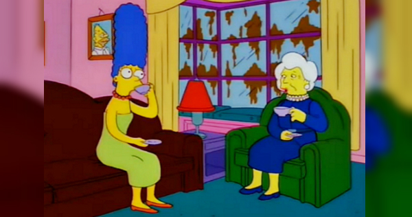 Marge y Barbara Bush. 