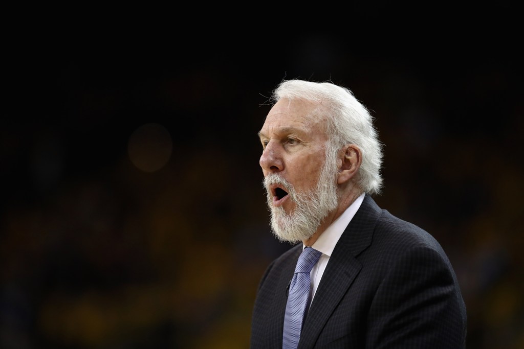 Gregg Popovich, entrenador de los Spurs de San Antonio 