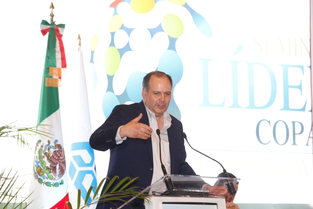 Gustavo de Hoyos Walther, presidente de la Confederación Patronal de la República Mexicana (Coparmex)