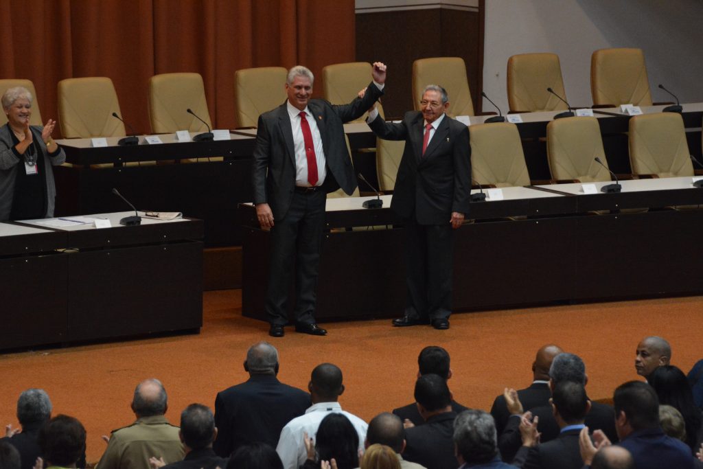 Miguel Díaz-Canel, hasta ahora primer vicepresidente del gobierno, fue elegido hoy presidente de Cuba.