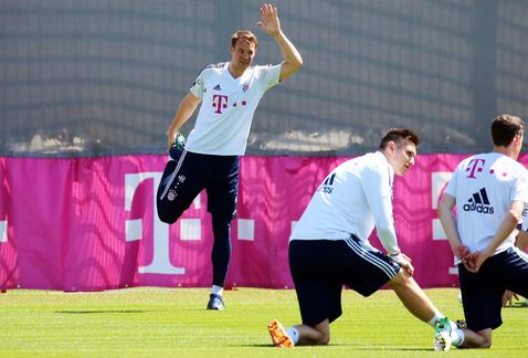 Manuel Neuer vuelve a entrenar con el Bayern Múnich (Tomada de Twitter @FCBayern)
