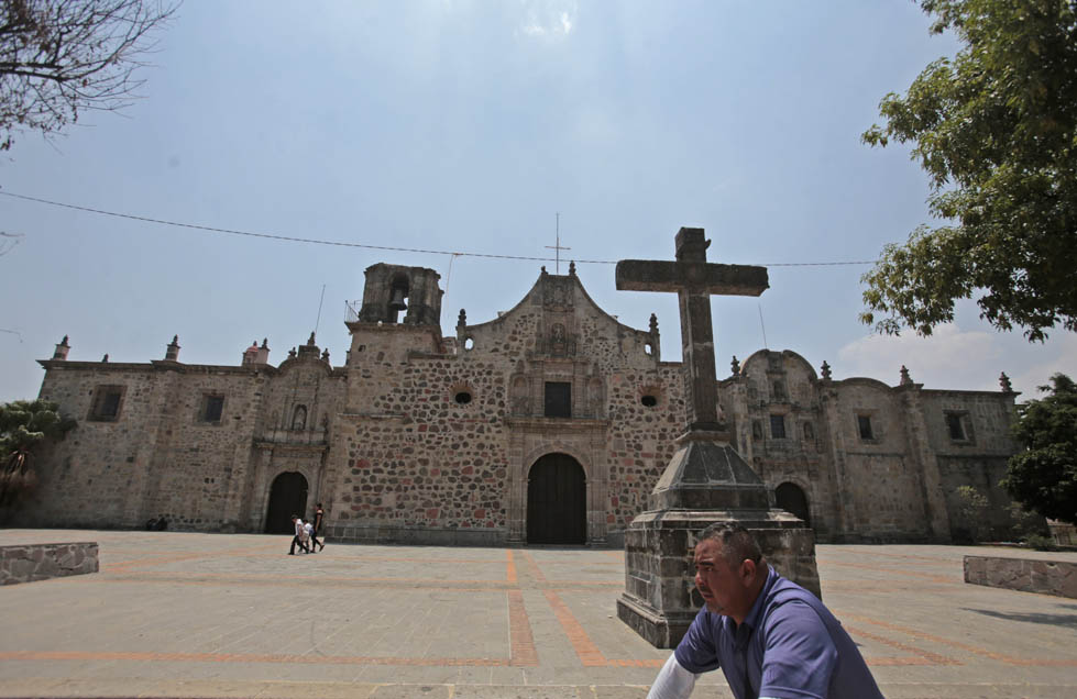 Atrio del templo de San Sebastián de Analco construido en el siglo XVII (Fernando Carranza).