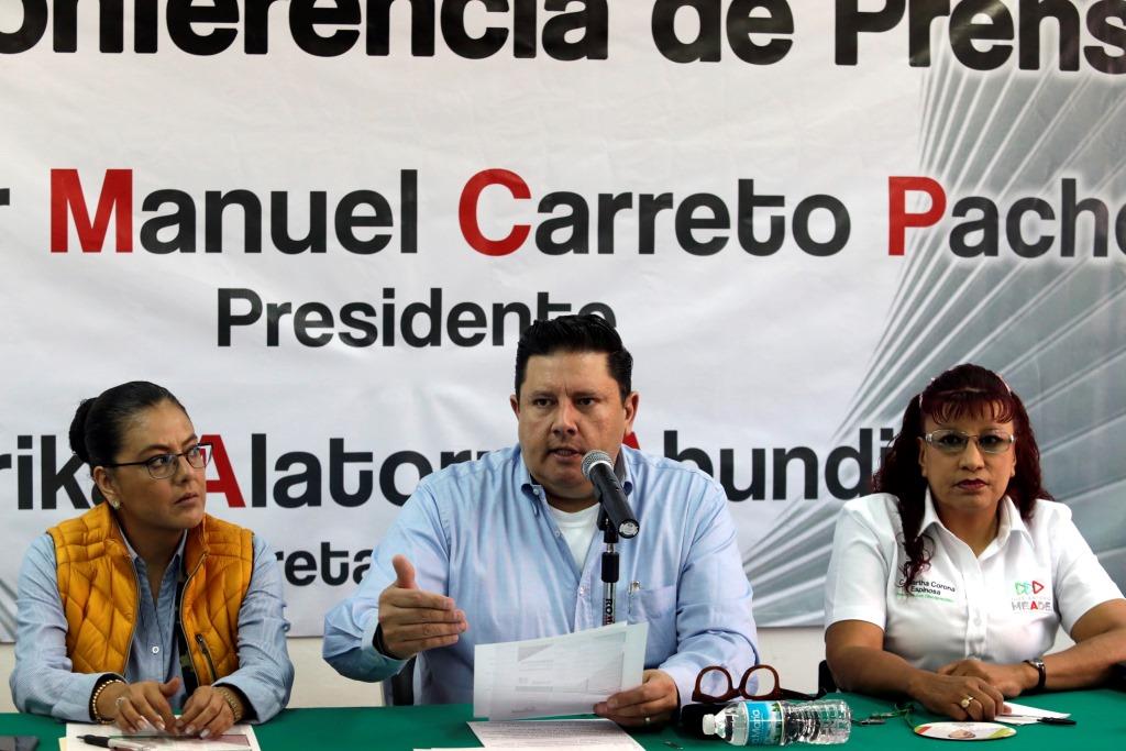 Manuel Carreto expuso que si bien las encuestas no dan la mayoría a José Antonio Meade, todavía quedan dos meses de campaña. (Agencia Enfoque)