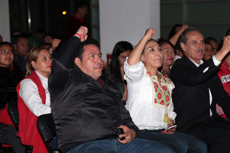 "Fue un debate en donde nuestro candidato José Antonio Meade se vio con mucha altura". (Foto: Maribel Calderón)