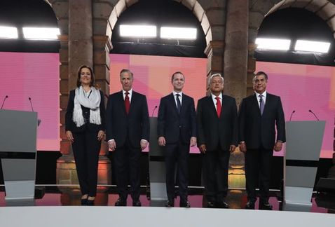 Los candidatos presidenciales hablaron de sus propuestas en seguridad durante el primer debate.