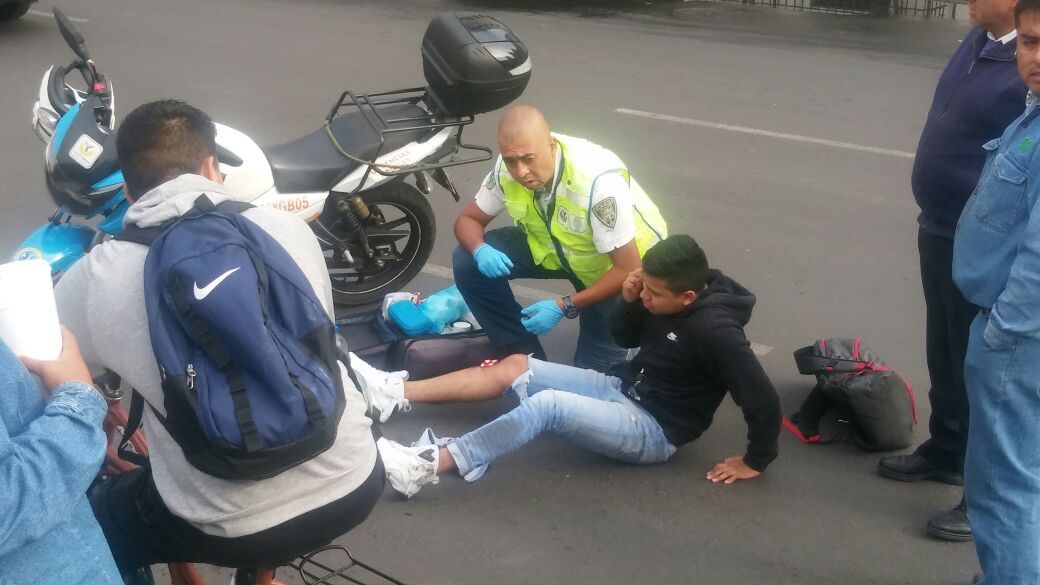 El conductor será traslado al ministerio público para deslindar responsabilidades.