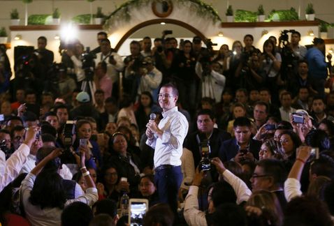 Ricardo Anaya durante un acto de campaña. (Foto: Araceli López)
