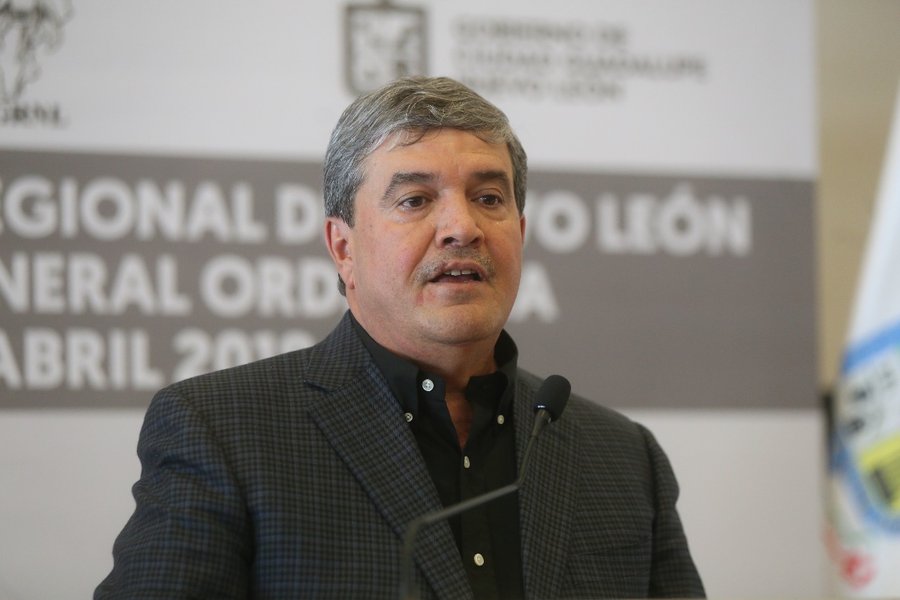 El gobernador interino, Manuel González. (Leonel Rocha)