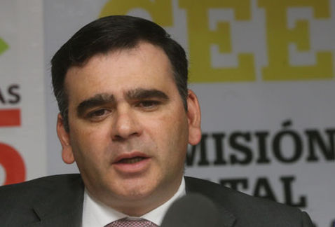 Mario Alberto Garza Castillo, presidente de la CEE. (Leonel Rocha )