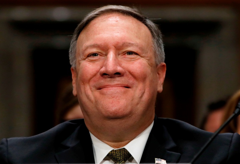 Mike Pompeo es el nuevo secretario de Estado de EU.