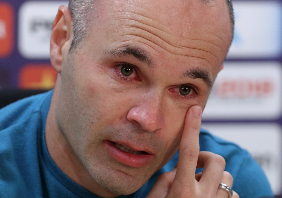 Andrés Iniesta anuncia su retiro del Barcelona (Reuters)