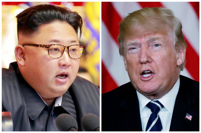 El líder norcoreano, Kim Jong-un, y el presidente de EU, Donald Trump. (Reuters)