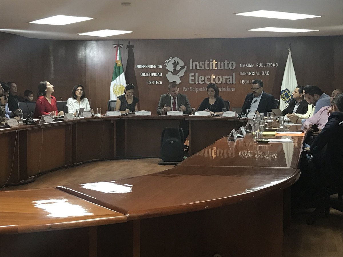 Sesión del IEPC Jalisco (Tomada de Twitter @IEPCJalisco)
