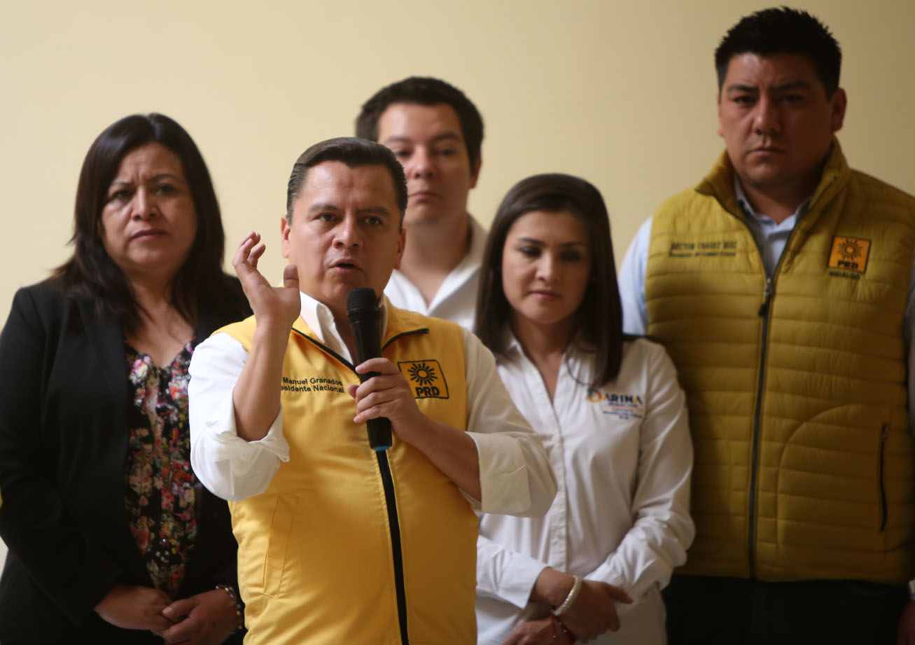 Un total de 22 entidades del país han sido recorridas por los dirigentes y militantes de los tres partidos, apuntó Granados Covarrubias. (Jorge Sánche