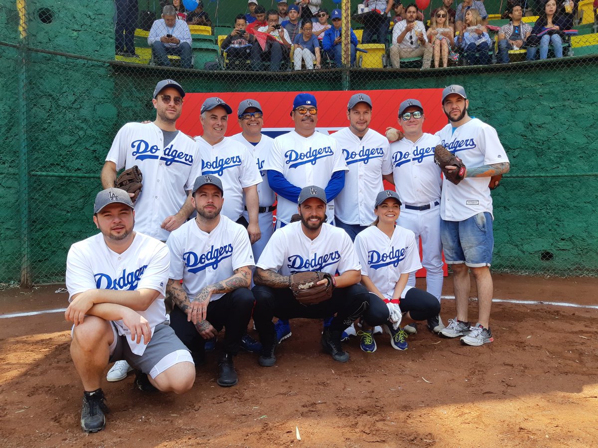 Equipo de Dodgers (Twitter @MLB_Mexico)
