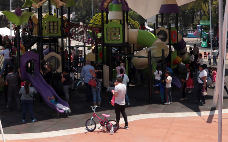 Hay gritos de júbilo y alegría de los niños y niñas.  (Maribel Calderón)