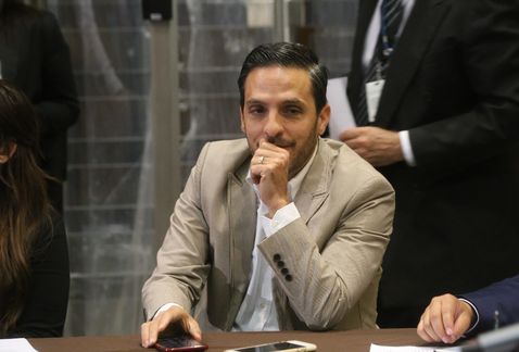 Marco González, coordinador de la bancada del PRI.