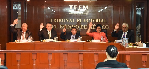 Pleno del Tribunal Electoral del Edomex. 