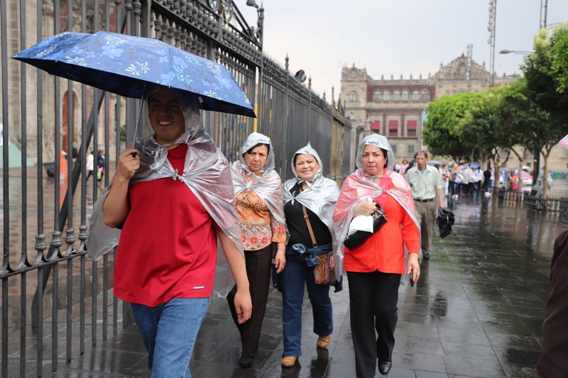 Se espera la presencia de lluvia en un horario entre las 18:00 y las 23:00 horas.