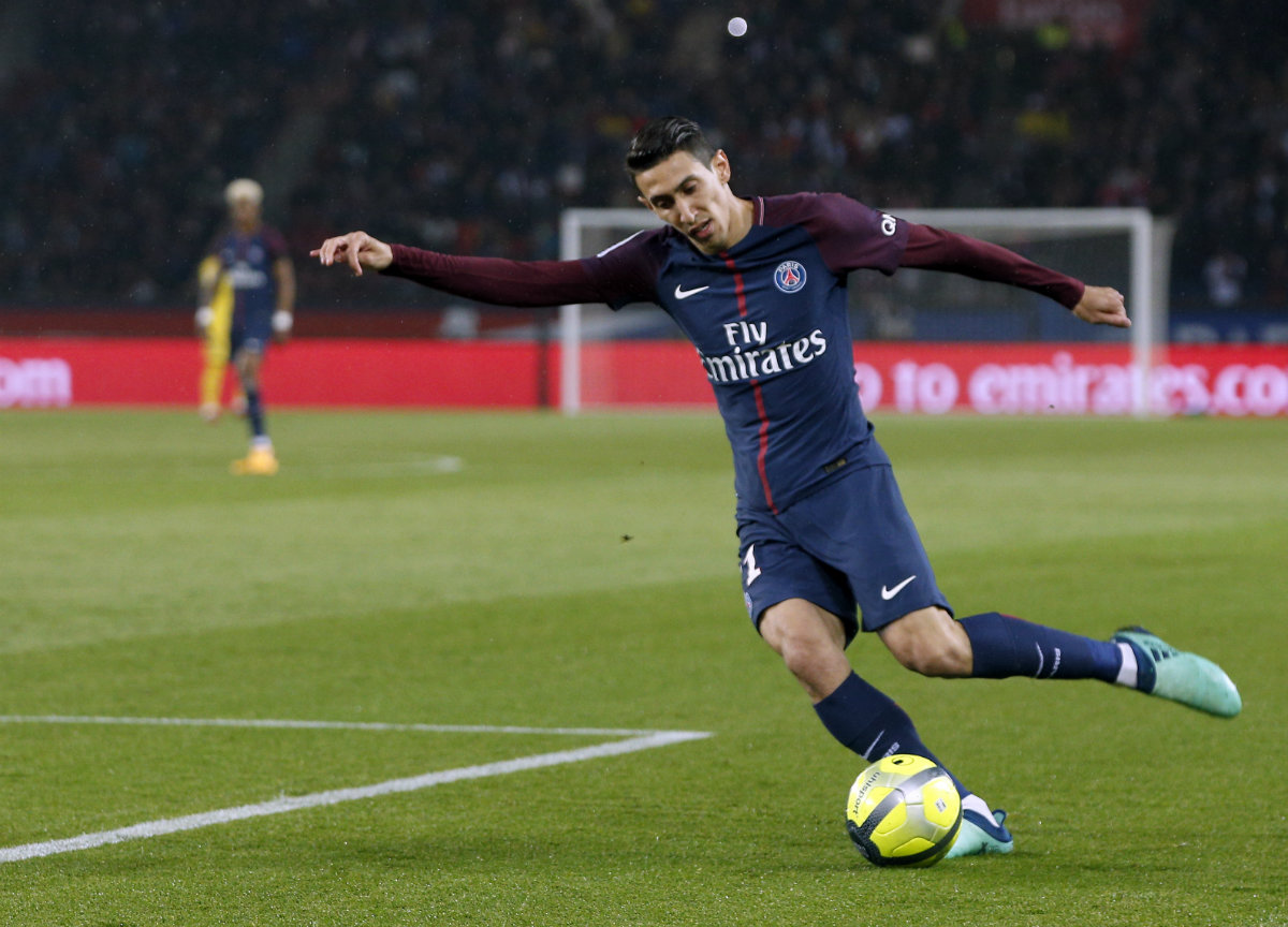 Ángel di María, jugador del París Saint-Germain (AP)