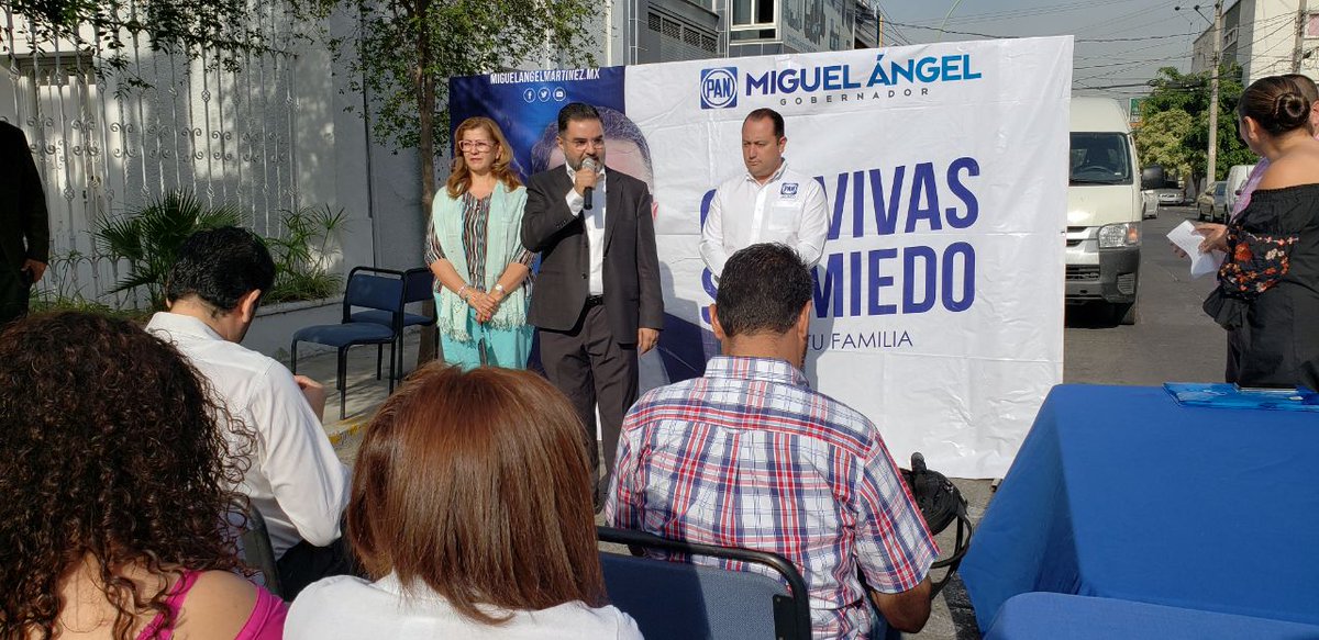 Martínez dijo que desconocidos ingresaron al local de su comité para sustraer computadoras con información sobre la campaña. (Cortesía)
