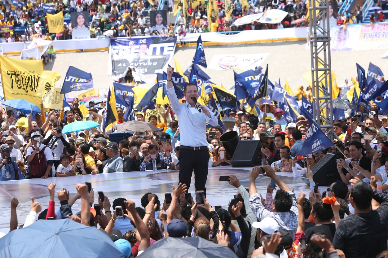 Ricardo Anaya también prometió más seguridad. (Juan Carlos Bautista)