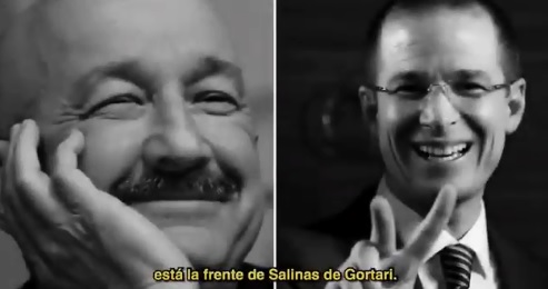 En su nuevo spot, Morena vincula a Anaya con el ex presidente Carlos Salinas de Gortari (Morena).