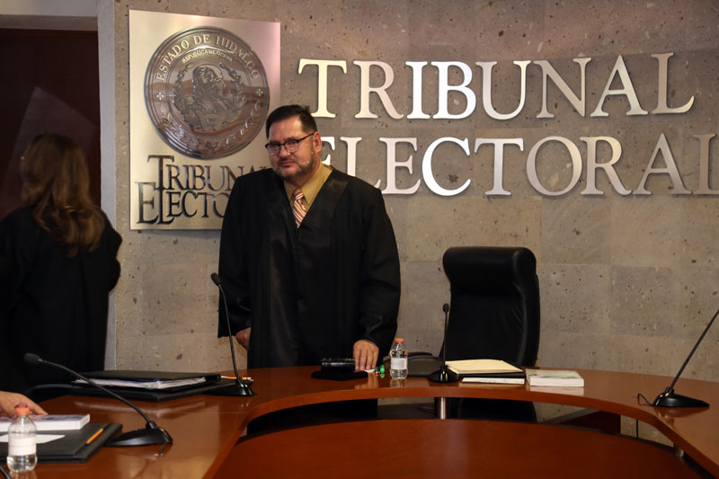 El TEEH estará pendiente de los casos que se deban resolver dentro de la instancia local. (Jorge Sánchez)