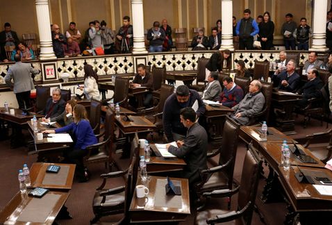 La Comisión también aprobó la licencia mayor a 30 días del diputado Pablo Rodríguez Regordosa. (Sergio Cervantes)