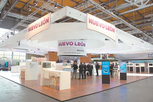 El Gobierno del Estado y diversas universidades presentaron lo mejor de sus propuestas en Hannover Messe. (Daniela García)  Daniela García