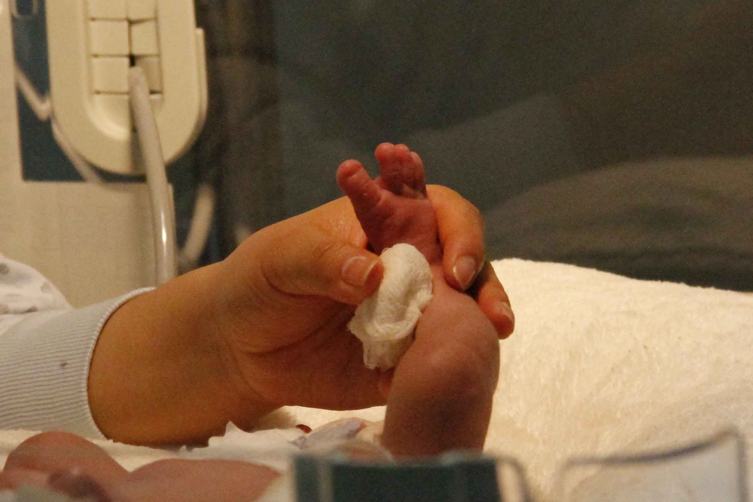 El Hospital de la Mujer en Puebla atendió el nacimiento de cuatrillizas, las cuales se encuentran estables de salud, al igual que la madre. (Especial)