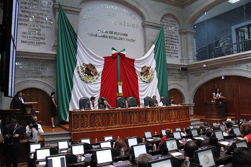 Pleno del Congreso local. (Claudia Aguilar)